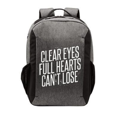 Clear Eyes Full Hearts Can't Lose Vector Backpack