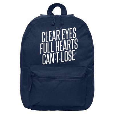 Clear Eyes Full Hearts Can't Lose 16 in Basic Backpack