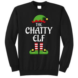 Chatty Elf Family Matching Group Christmas Sweatshirt