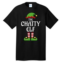 Chatty Elf Family Matching Group Christmas Tall T-Shirt