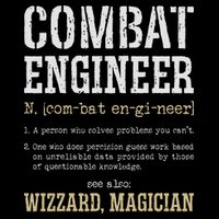 Combat Engineer Funny Engineering Dictionary Term Definition T-Shirt