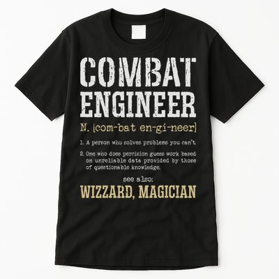 Combat Engineer Funny Engineering Dictionary Term Definition Tall T-Shirt