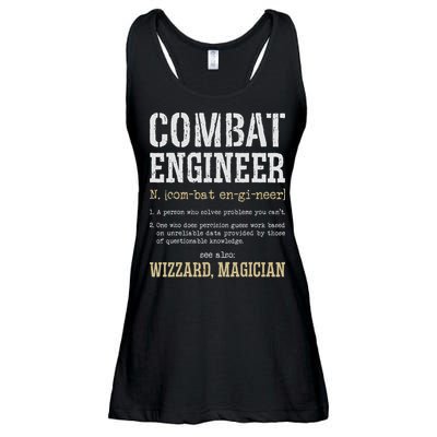 Combat Engineer Funny Engineering Dictionary Term Definition Ladies Essential Flowy Tank