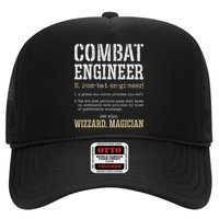 Combat Engineer Funny Engineering Dictionary Term Definition Trucker Hat