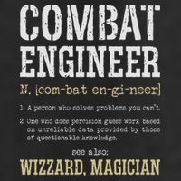 Combat Engineer Funny Engineering Dictionary Term Definition Trucker Hat