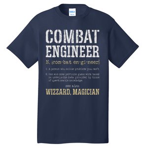 Combat Engineer Funny Engineering Dictionary Term Definition Tall T-Shirt