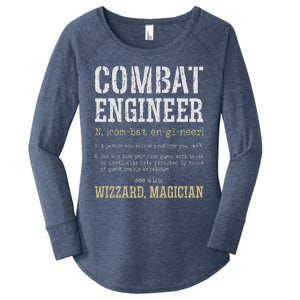 Combat Engineer Funny Engineering Dictionary Term Definition Women's Perfect Tri Tunic Long Sleeve Shirt