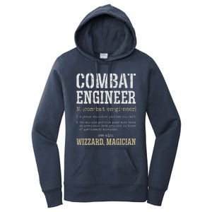 Combat Engineer Funny Engineering Dictionary Term Definition Women's Pullover Hoodie