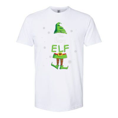 Crazy Elf Family Matching Christmas Pajamas Pjs Xmas Funny Softstyle® CVC T-Shirt