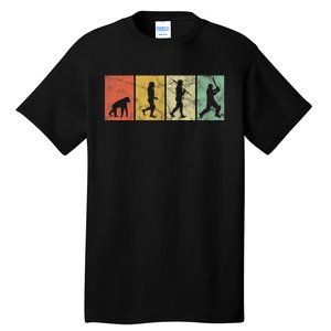 Cricket Evolution for Cricket Sports Player Funny Cricket Tall T-Shirt