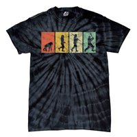 Cricket Evolution for Cricket Sports Player Funny Cricket Tie-Dye T-Shirt