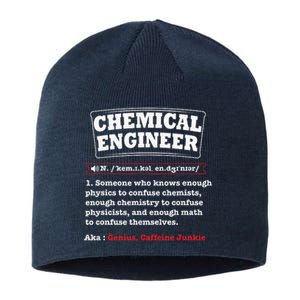 Chemical Engineer Gifts Chemical Engineer Definition Sustainable Beanie