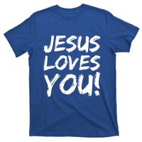 Christian Evangelism Gift Jesus Loves You! Great Gift T-Shirt