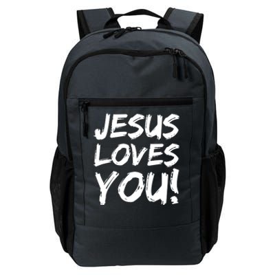 Christian Evangelism Gift Jesus Loves You! Great Gift Daily Commute Backpack