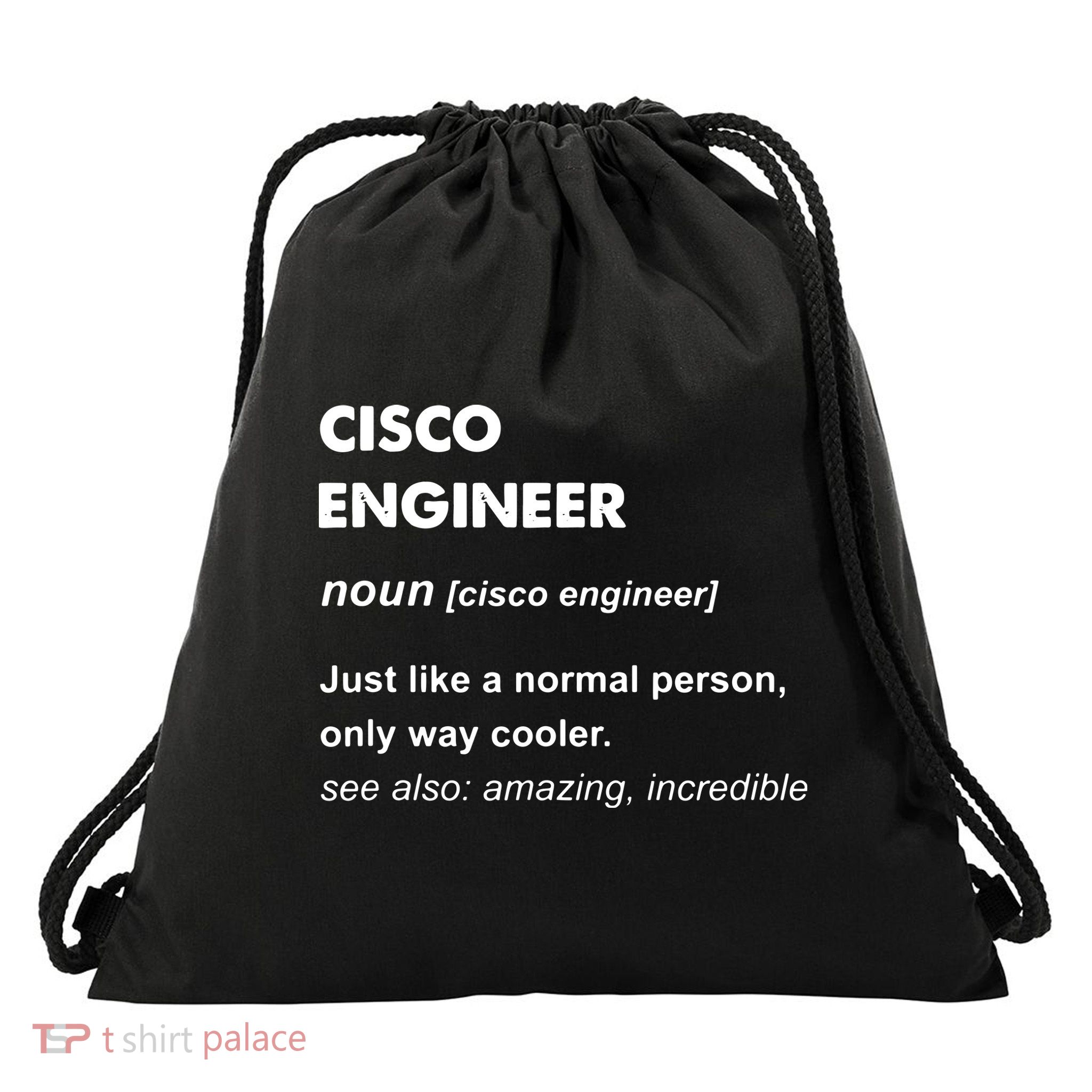 Cisco Engineer Gift Drawstring Bag