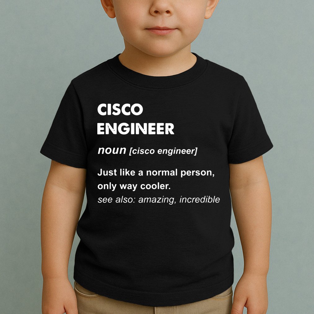Cisco Engineer Gift Toddler T-Shirt