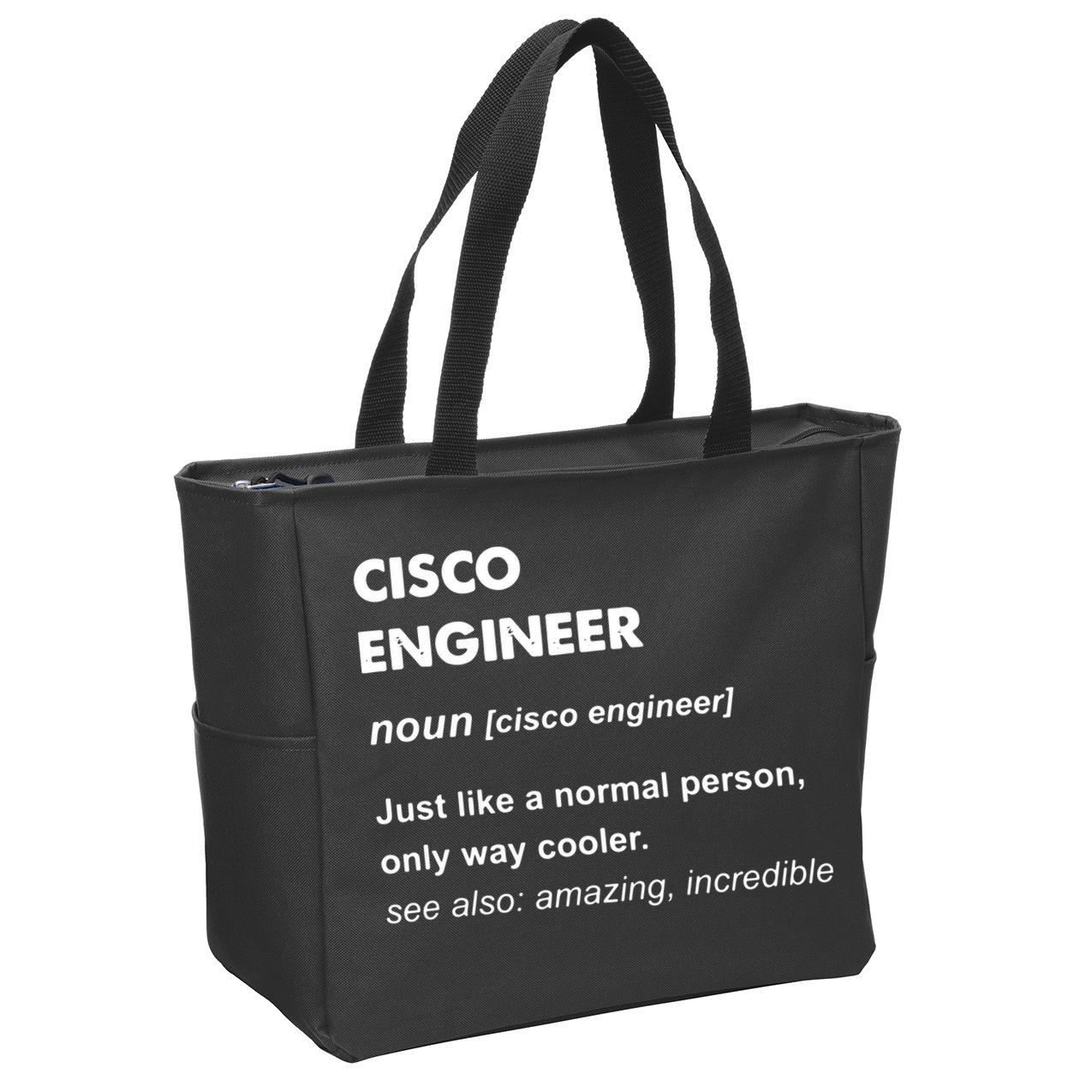 Cisco Engineer Gift Zip Tote Bag