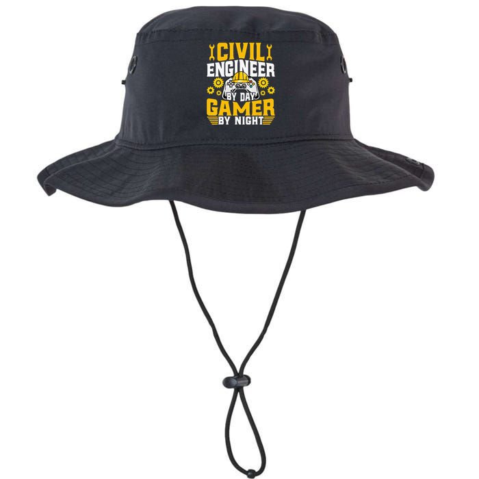 Civil Engineer Gamer Video Game Lover Civil Engineer Legacy Cool Fit Booney Bucket Hat