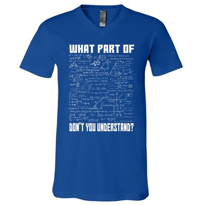 Civil Engineer Gift With An Engineering Funny Motive V-Neck T-Shirt