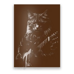 Cat Electric Guitar Poster