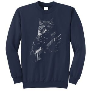 Cat Electric Guitar Sweatshirt