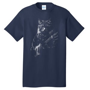 Cat Electric Guitar Tall T-Shirt