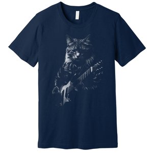 Cat Electric Guitar Premium T-Shirt