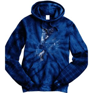 Cat Electric Guitar Tie Dye Hoodie