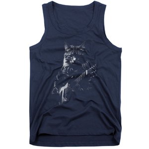 Cat Electric Guitar Tank Top