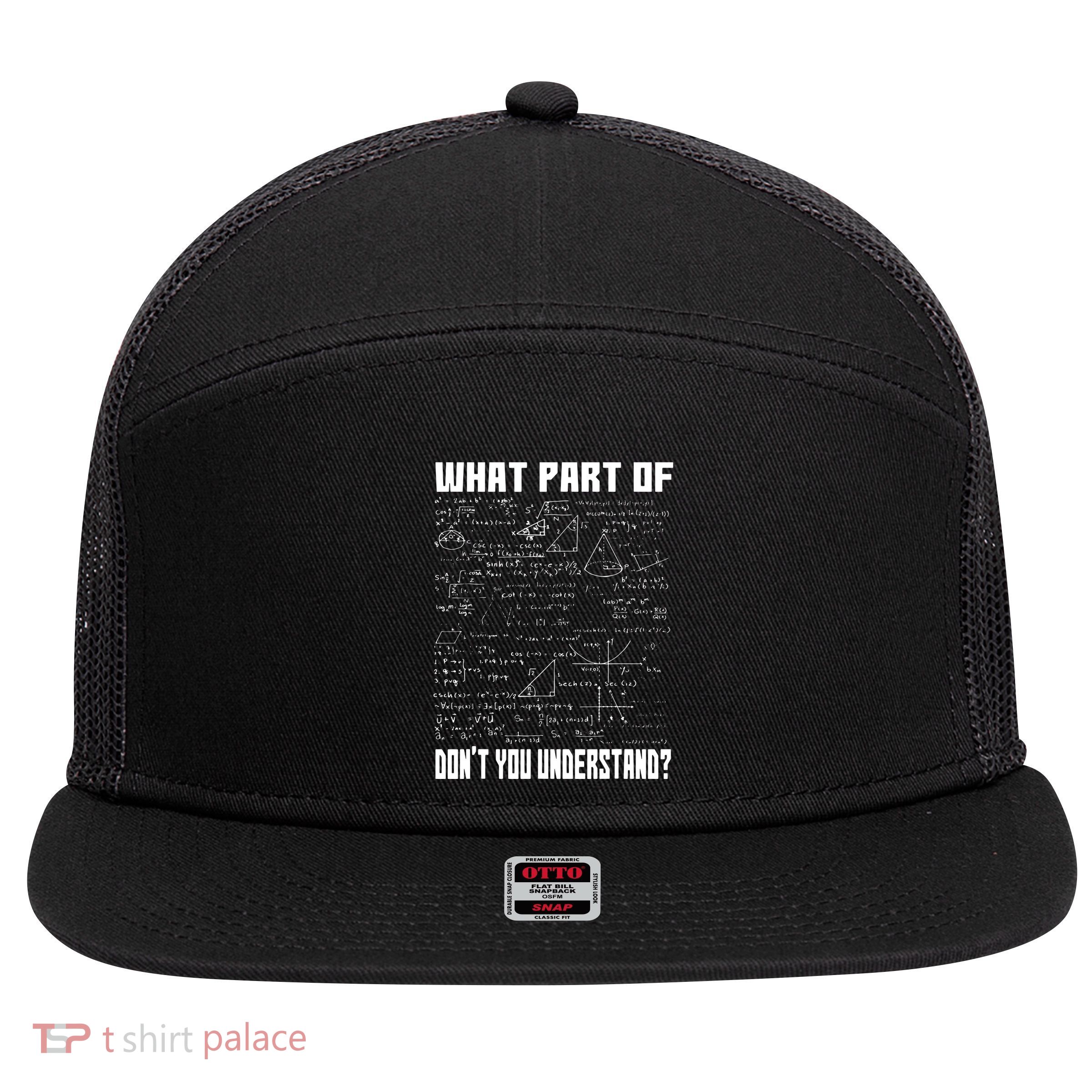 Civil Engineer Gift With An Engineering Funny 7 Panel Mesh Trucker Snapback Hat