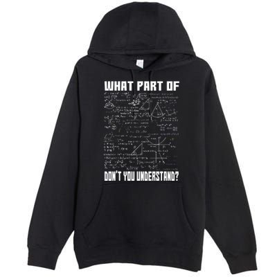 Civil Engineer Gift With An Engineering Funny Premium Pullover Hoodie