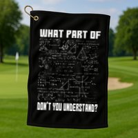 Civil Engineer Gift With An Engineering Funny Golf Towel