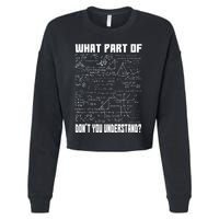 Civil Engineer Gift With An Engineering Funny Cropped Pullover Crew