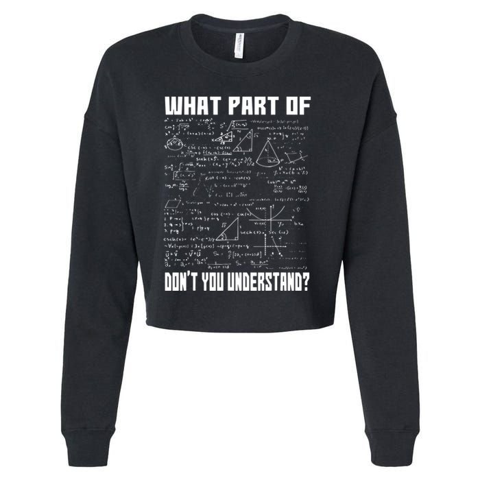 Civil Engineer Gift With An Engineering Funny Cropped Pullover Crew