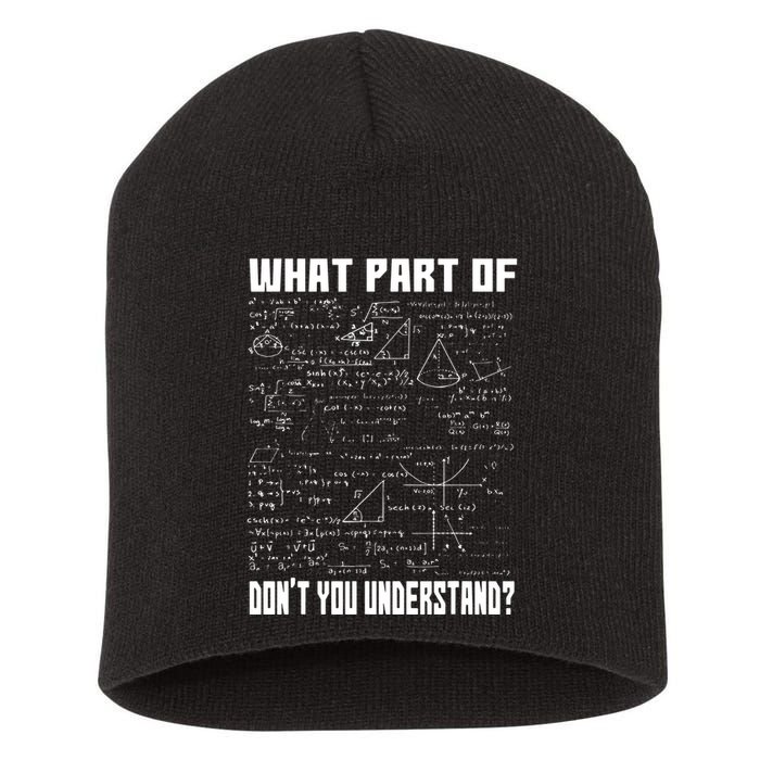 Civil Engineer Gift With An Engineering Funny Short Acrylic Beanie