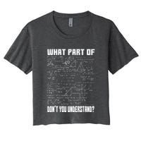 Civil Engineer Gift With An Engineering Funny Women's Crop Top Tee