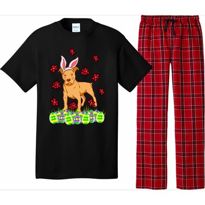 Cute Easter Gift Idea For Pit Bull Pittie Terrier Lovers Gift Pajama Set