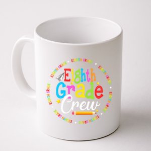 Cute Eighth Grade Crew First Day Of School Back To School Cool Gift Coffee Mug