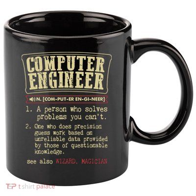 Computer Engineer Gift Funny Dictionary Definition 11oz C Handle Ceramic Mug