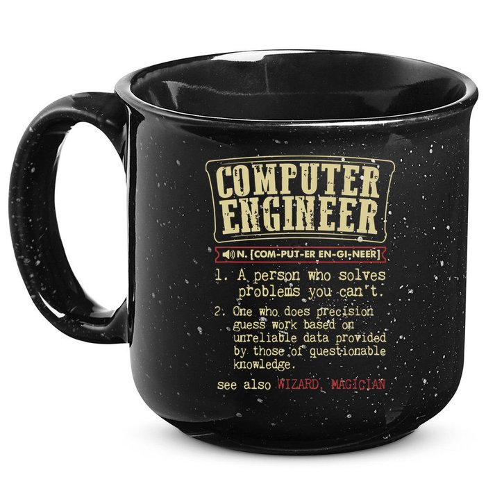 Computer Engineer Gift Funny Dictionary Definition 15oz Campfire Ceramic Mug