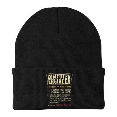 Computer Engineer Gift Funny Dictionary Definition Beanie