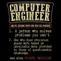 Computer Engineer Gift Funny Dictionary Definition 16 in Basic Backpack