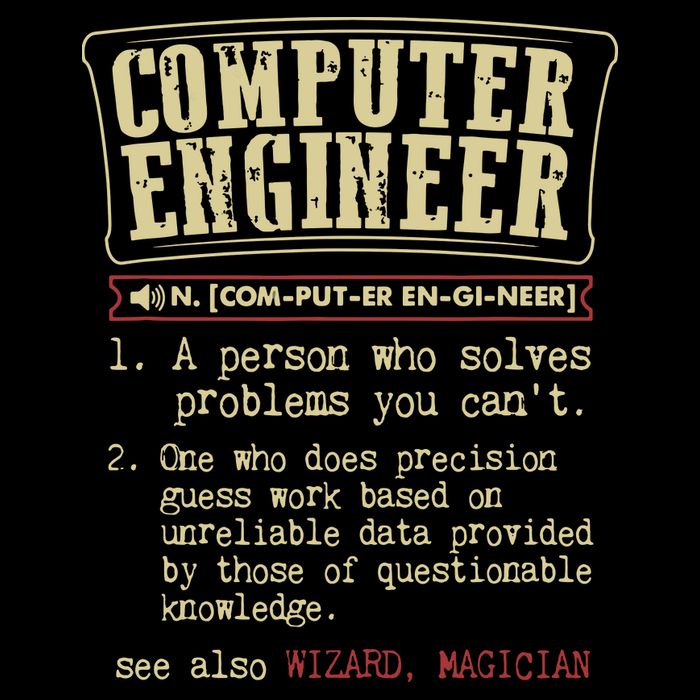Computer Engineer Gift Funny Dictionary Definition 16 in Basic Backpack