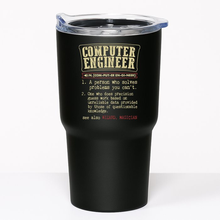 Computer Engineer Gift Funny Dictionary Definition Tumbler