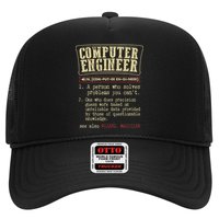 Computer Engineer Gift Funny Dictionary Definition Hat