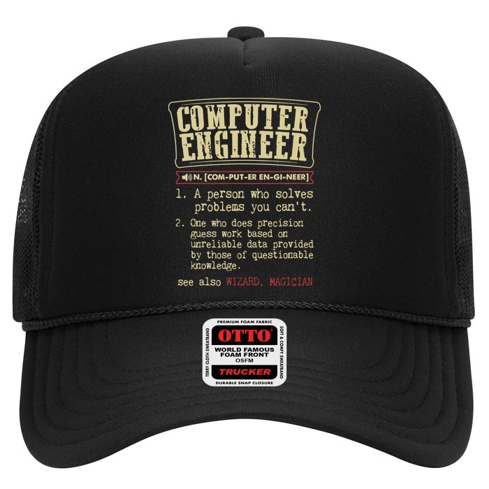 Computer Engineer Gift Funny Dictionary Definition Hat