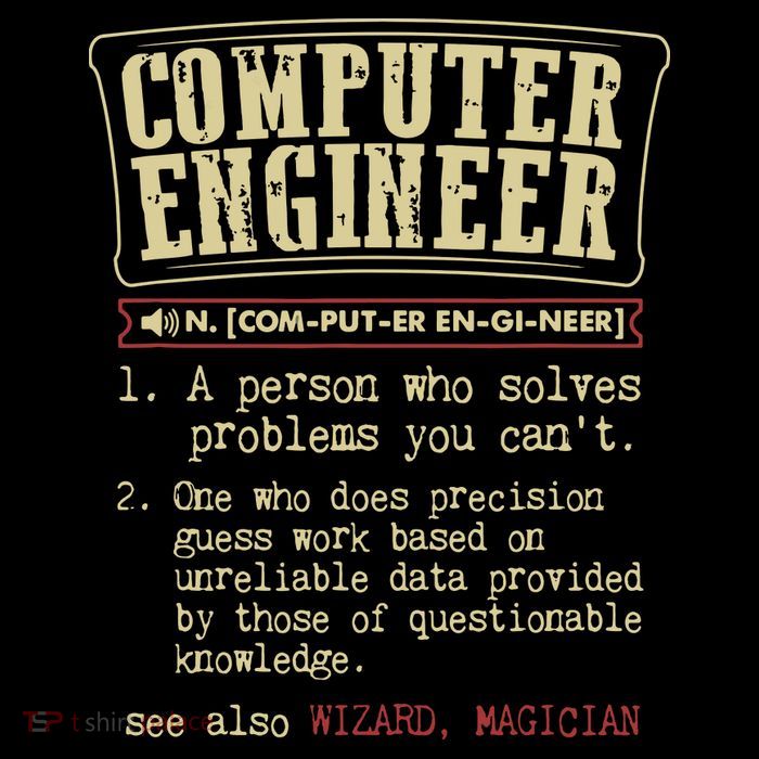 Computer Engineer Gift Funny Dictionary Definition Toddler Long Sleeve Shirt
