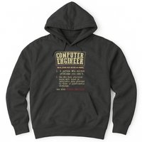 Computer Engineer Gift Funny Dictionary Definition Hoodie