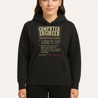 Computer Engineer Gift Funny Dictionary Definition Hoodie