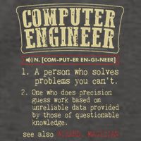 Computer Engineer Gift Funny Dictionary Definition Vector Backpack
